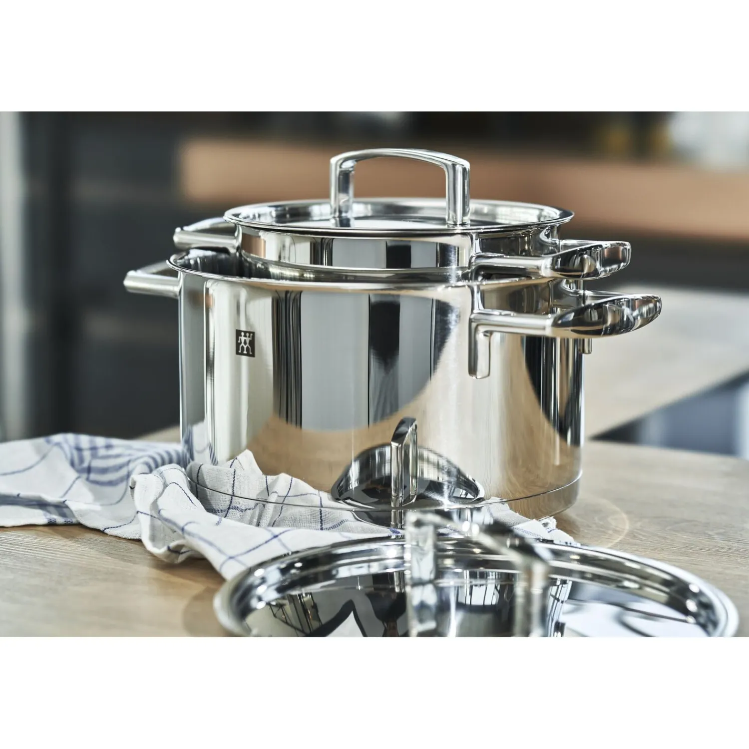 ZWILLING Kochtopfset 5-tlg, 18/10 Edelstahl