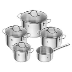 ZWILLING Kochtopfset 5-tlg, 18/10 Edelstahl