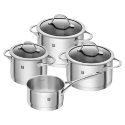 ZWILLING Kochtopfset 4-tlg, 18/10 Edelstahl