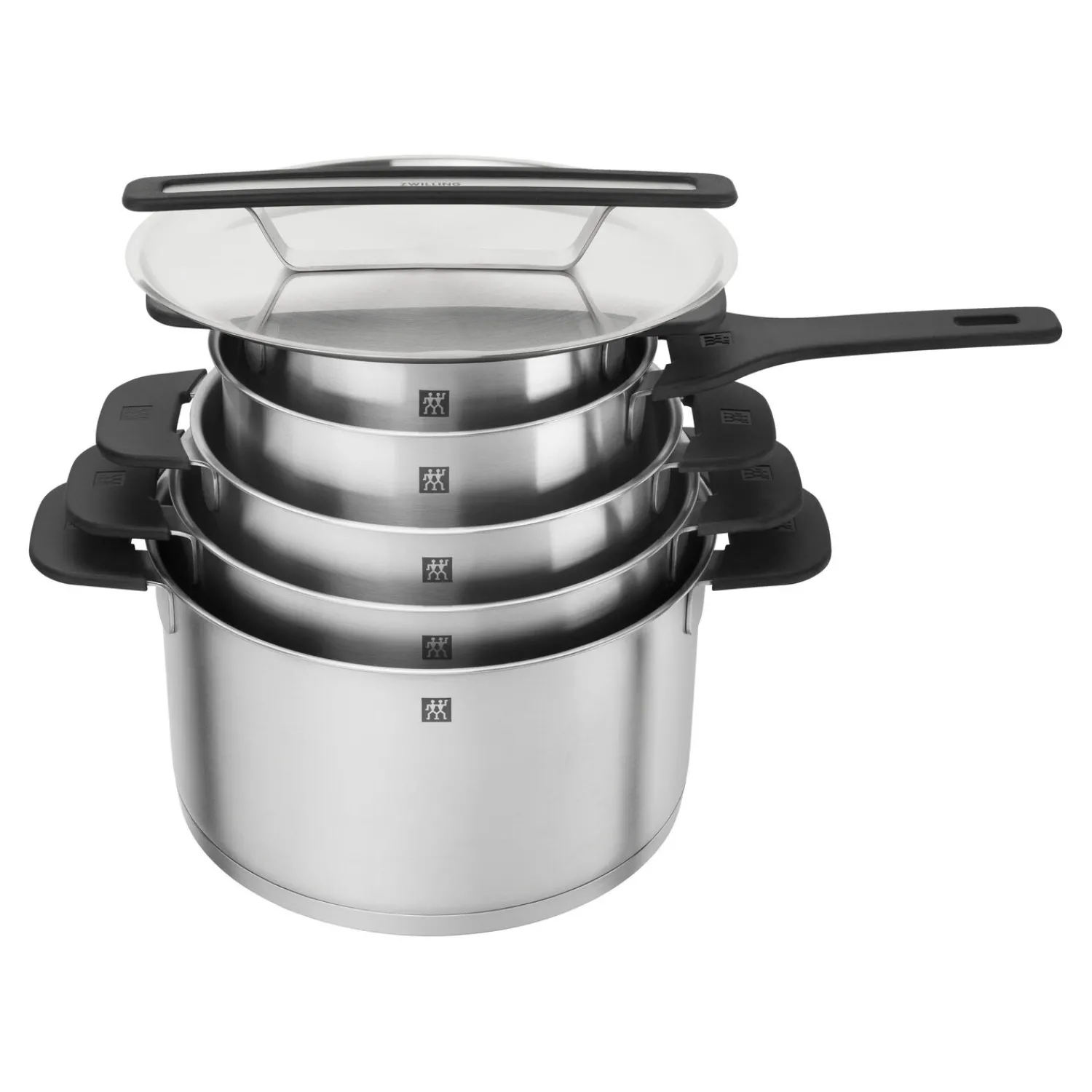ZWILLING Kochtopfset 5-tlg, 18/10 Edelstahl