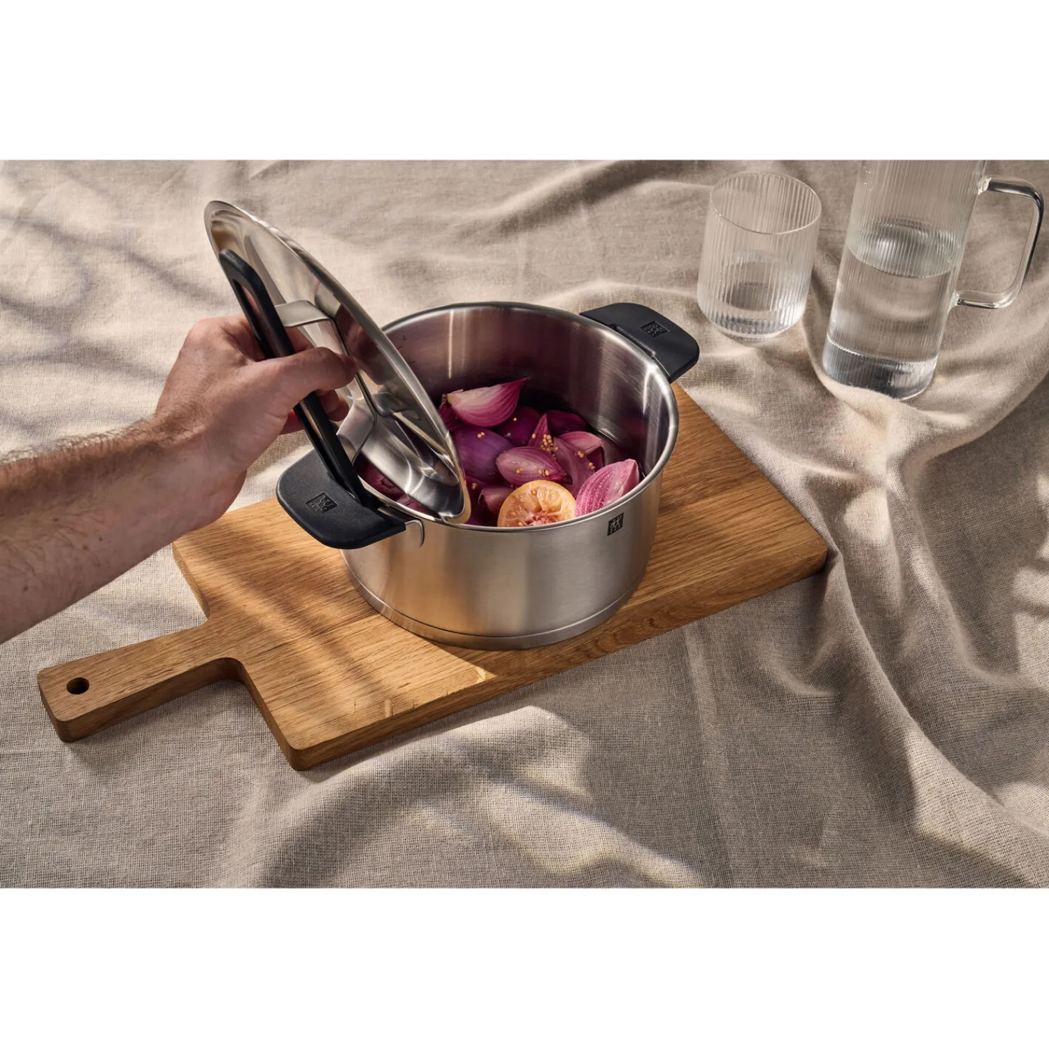 ZWILLING Kochtopfset 5-tlg, 18/10 Edelstahl
