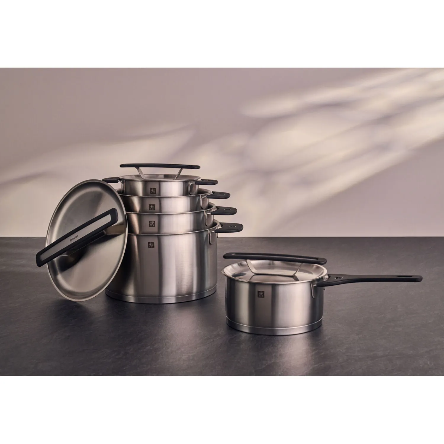 ZWILLING Kochtopfset 5-tlg, 18/10 Edelstahl