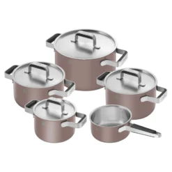 ZWILLING Kochtopfset, 5-tlg, 18/10 Edelstahl