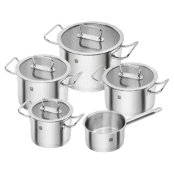 ZWILLING Kochtopfset 5-tlg, 18/10 Edelstahl