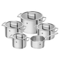 ZWILLING Kochtopfset 5-tlg, 18/10 Edelstahl