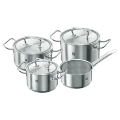ZWILLING Kochtopfset 4-tlg, 18/10 Edelstahl