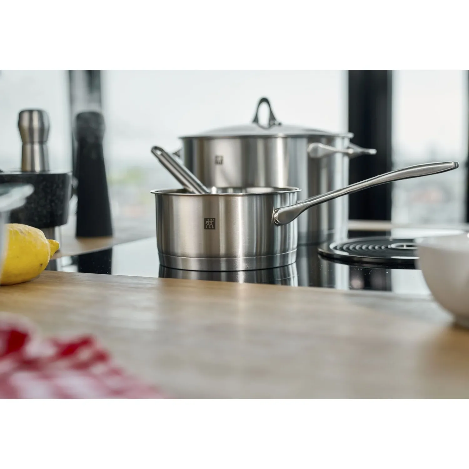 ZWILLING Kochtopfset 5-tlg, 18/10 Edelstahl