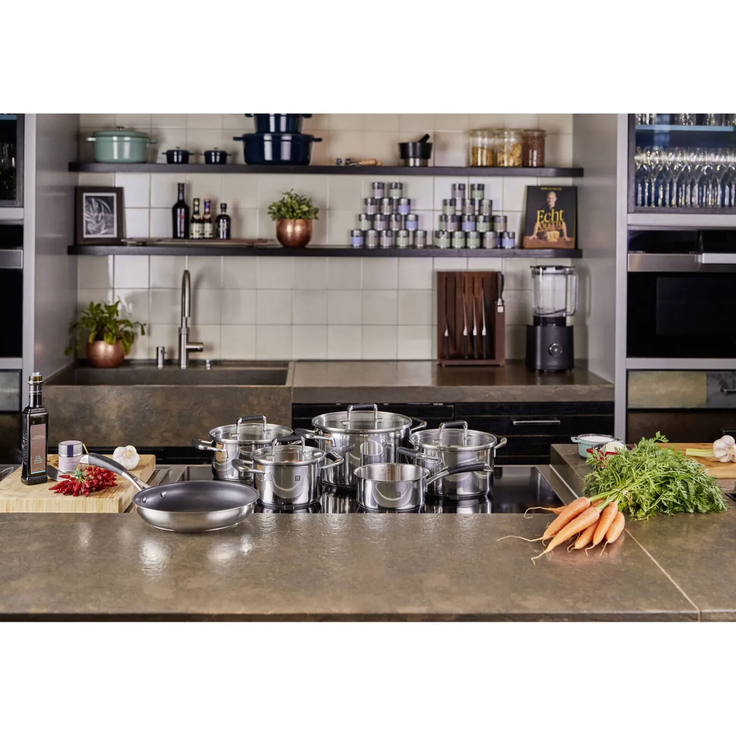ZWILLING Kochtopfset 5-tlg, Edelstahl