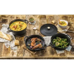 Staub Kochtopfset 3-tlg, rund, , Gusseisen