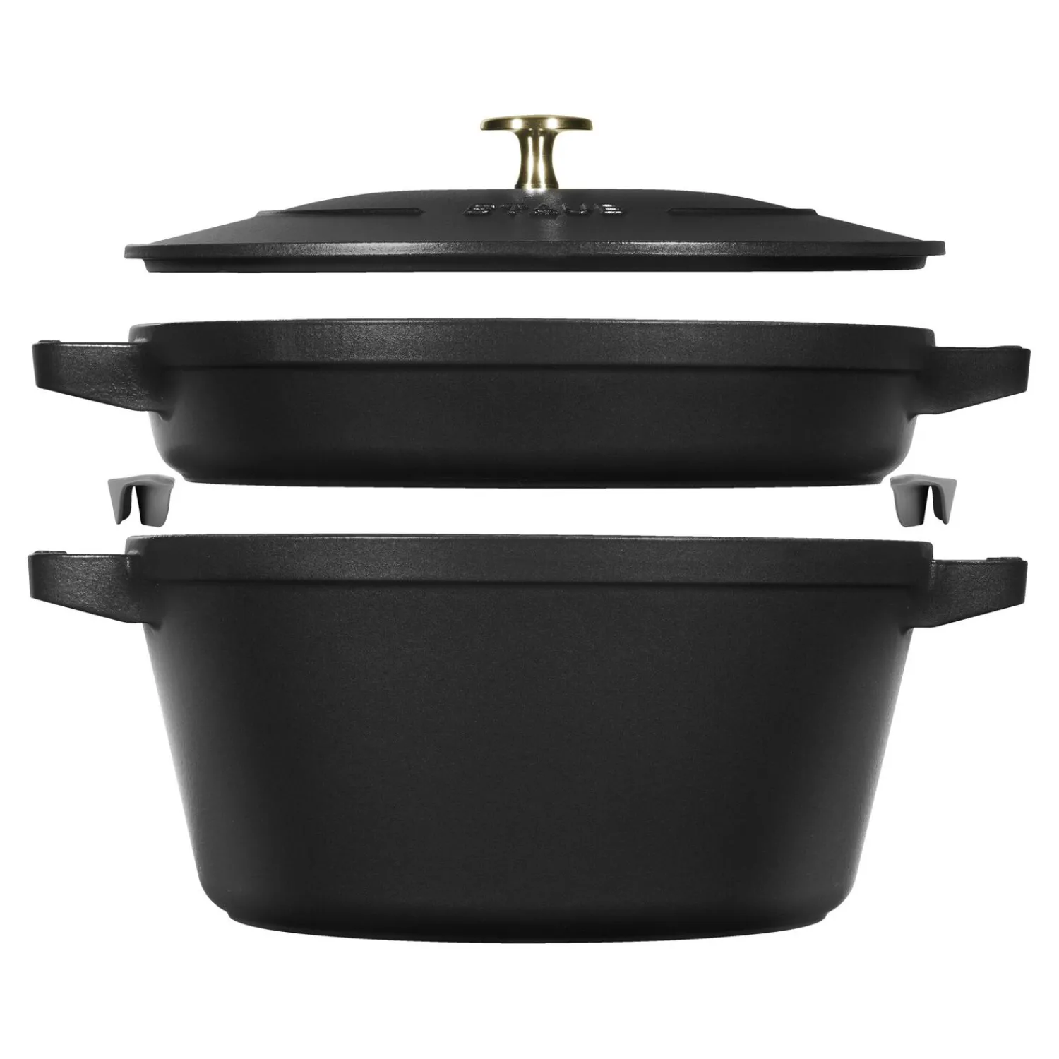 Staub Kochtopfset 2-tlg, rund, , Gusseisen