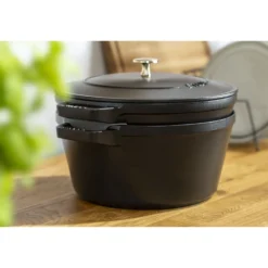 Staub Kochtopfset 2-tlg, rund, , Gusseisen