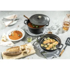 Staub Kochtopfset 2-tlg, rund, , Gusseisen