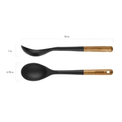 Staub Kochzubehör-Set mit Zange, Mehrzwecklöffel und Servierlöffel, 3-tlg.