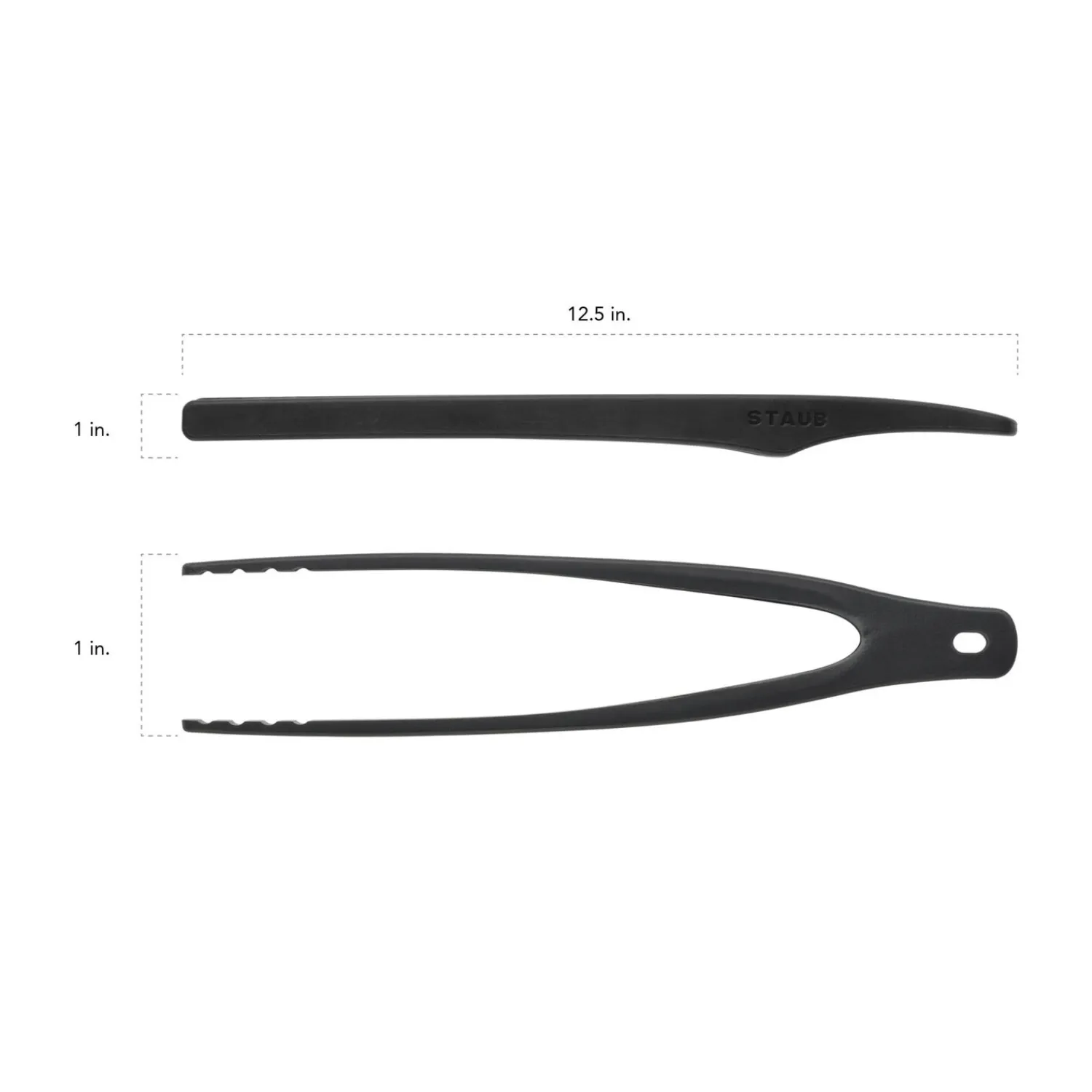 Staub Kochzubehör-Set mit Zange, Mehrzwecklöffel und Servierlöffel, 3-tlg.