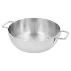Demeyere Konische Schmorpfanne mit Glasdeckel 28 cm, 18/10 Edelstahl