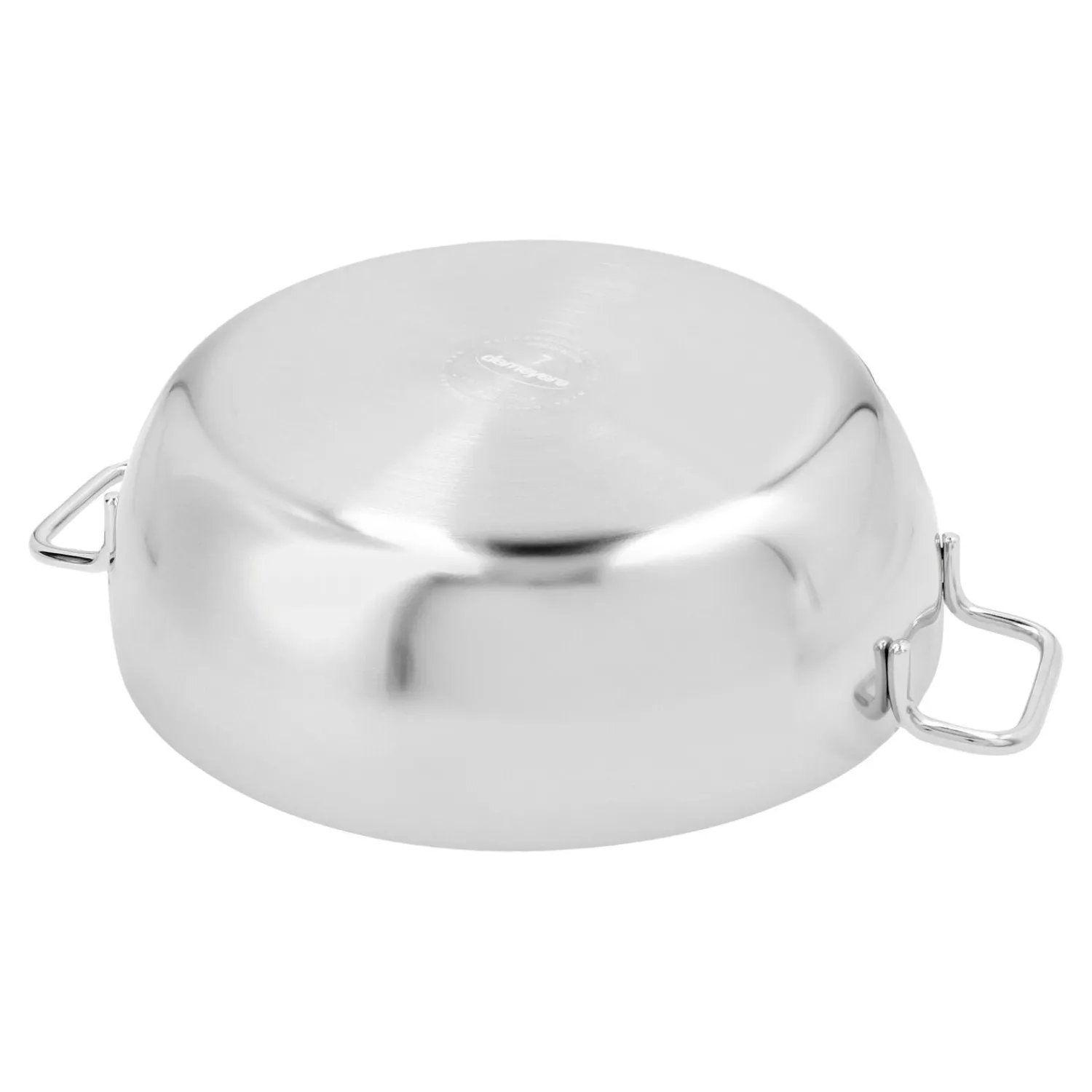 Demeyere Konische Schmorpfanne mit Glasdeckel 28 cm, 18/10 Edelstahl
