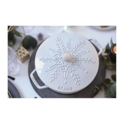 Staub La Marmite Schneeflocke 24 cm, Gusseisen