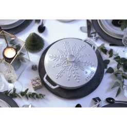 Staub La Marmite Schneeflocke 24 cm, Gusseisen
