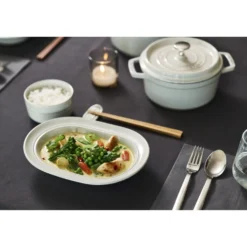 Staub Messerablage Set, 4-tlg, Weisser Trüffel