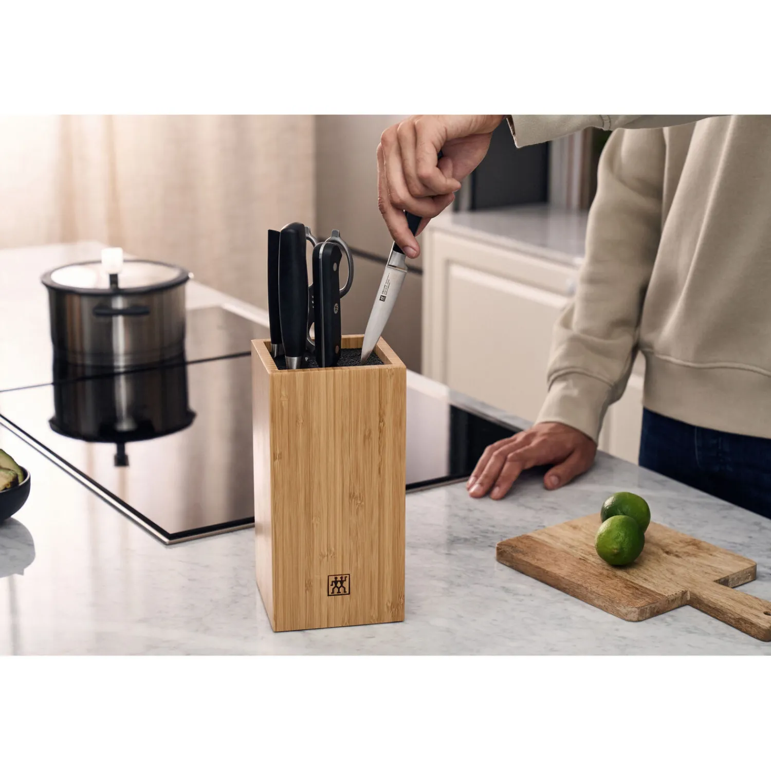 ZWILLING Messerblock, leer, 7, Braun