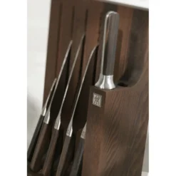 ZWILLING Messerblock, leer für 5 Messer, 5, Braun