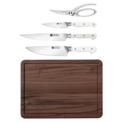 ZWILLING Messer-Set mit Schneidbrett und Schere, 3-tlg.