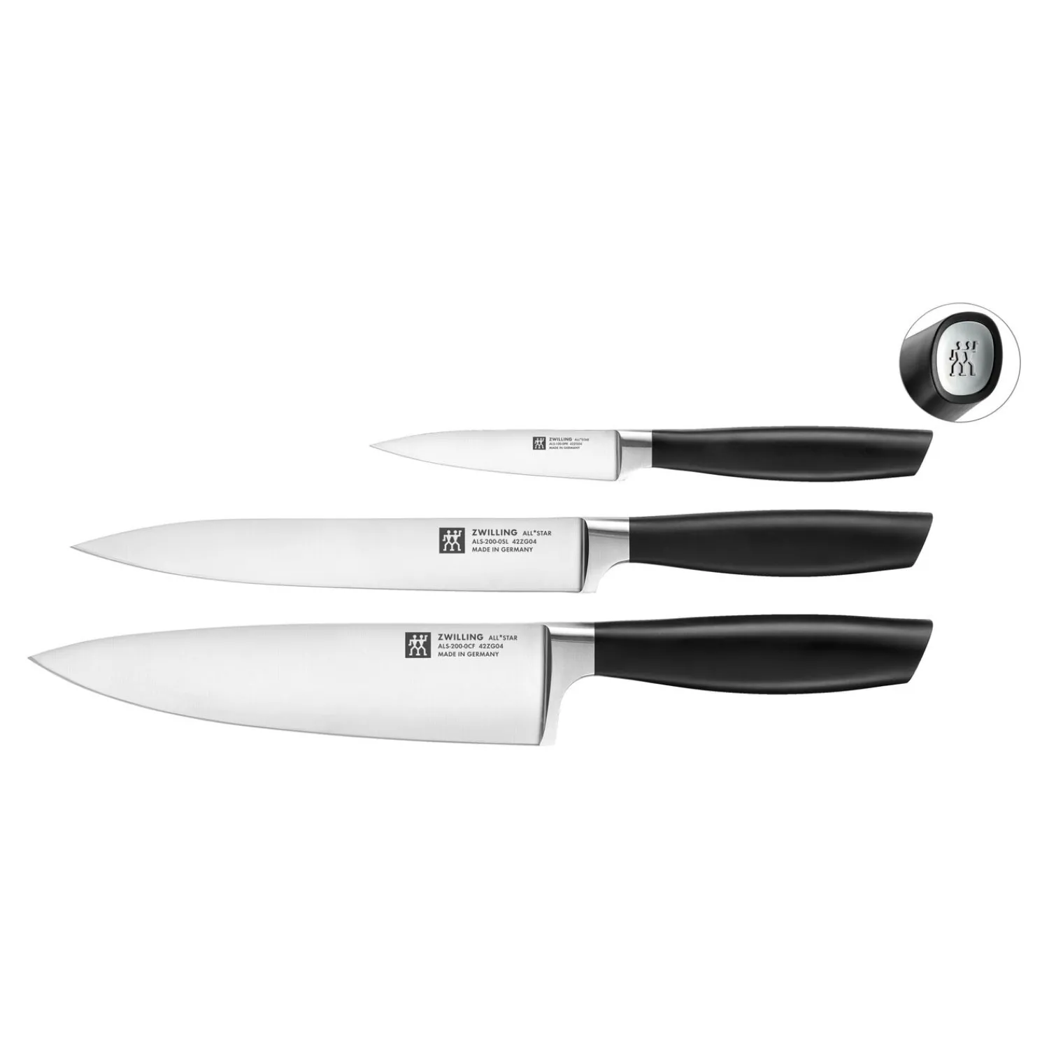 ZWILLING Messerset 3-tlg, Silber