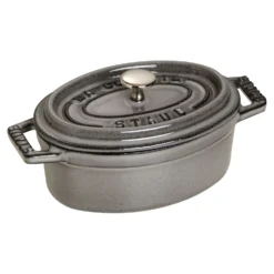 Staub Mini Cocotte 11 cm, oval, , Gusseisen
