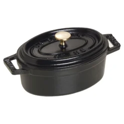 Staub Mini Cocotte 11 cm, oval, , Gusseisen