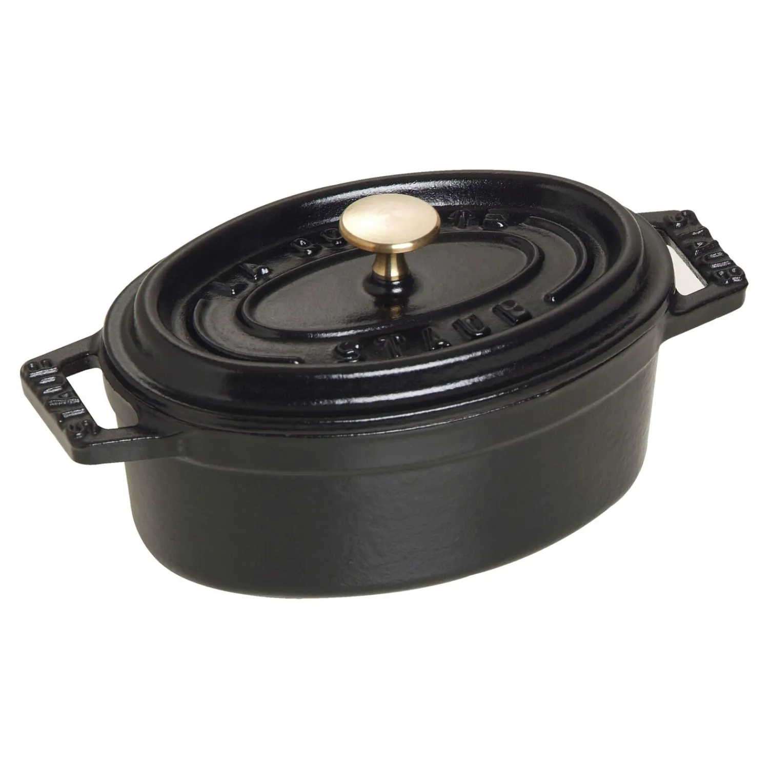 Staub Mini Cocotte 11 cm, oval, , Gusseisen