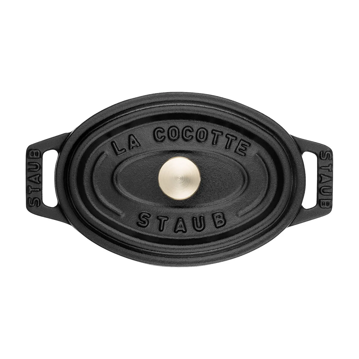 Staub Mini Cocotte 11 cm, oval, , Gusseisen