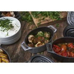 Staub Mini Cocotte 11 cm, oval, , Gusseisen
