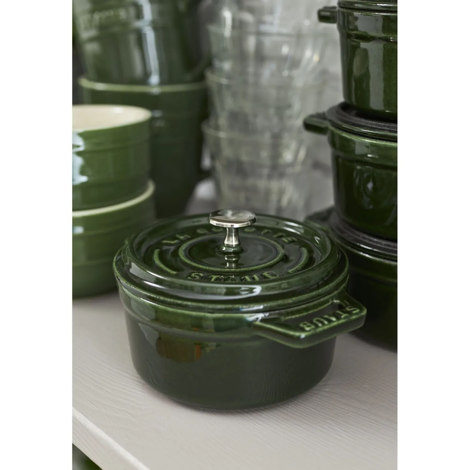 Staub Mini Cocotte 10 cm, rund, , Gusseisen