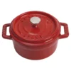 Staub Mini Cocotte 10 cm, rund, Kirsch-Rot, Gusseisen