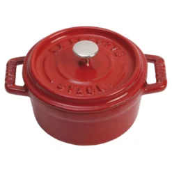 Staub Mini Cocotte 10 cm, rund, Kirsch-Rot, Gusseisen