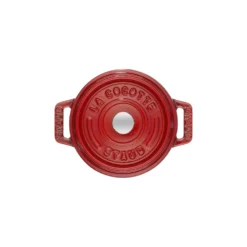 Staub Mini Cocotte 10 cm, rund, Kirsch-Rot, Gusseisen