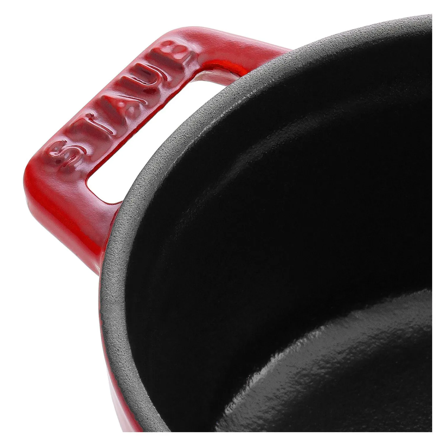 Staub Mini Cocotte 10 cm, rund, Kirsch-Rot, Gusseisen