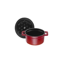 Staub Mini Cocotte 10 cm, rund, Kirsch-Rot, Gusseisen
