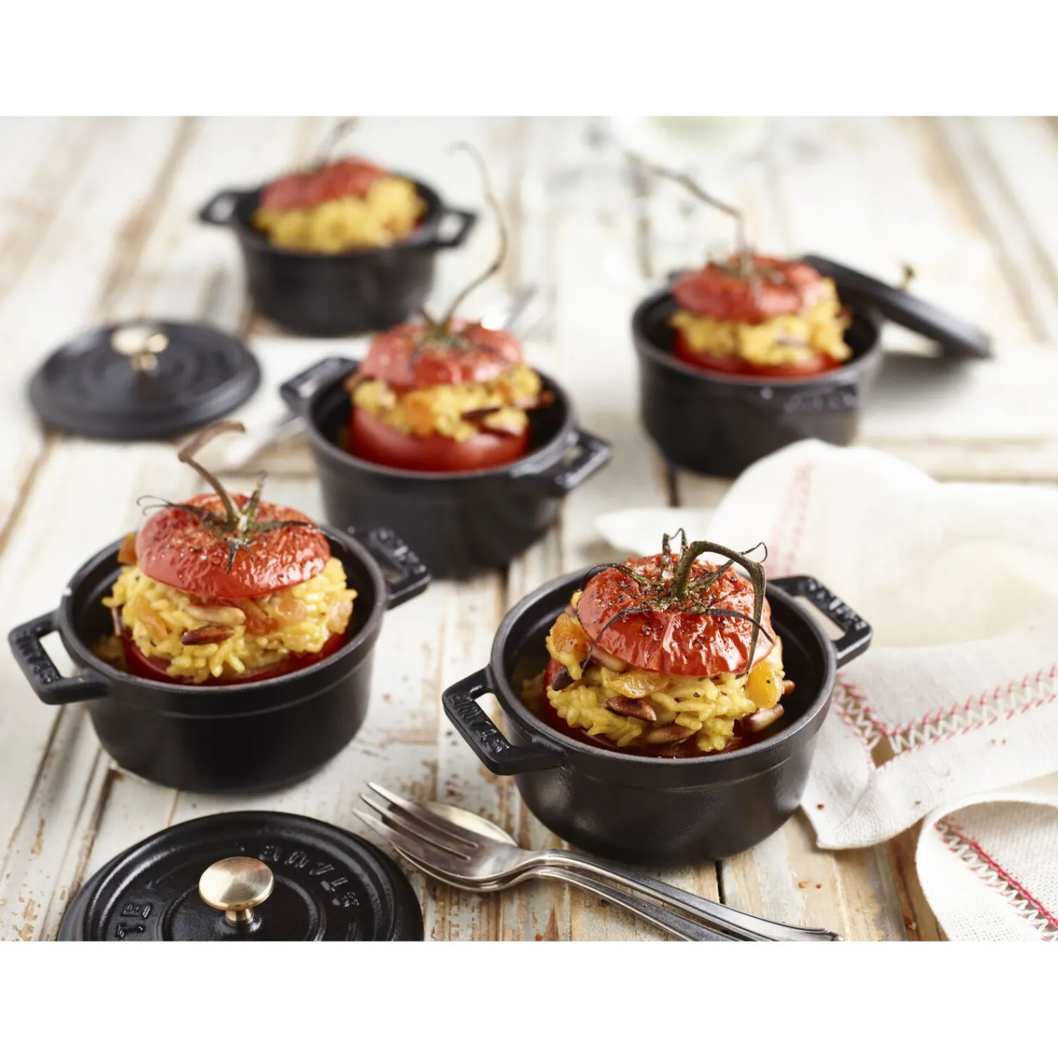 Staub Mini Cocotte 10 cm, rund, , Gusseisen