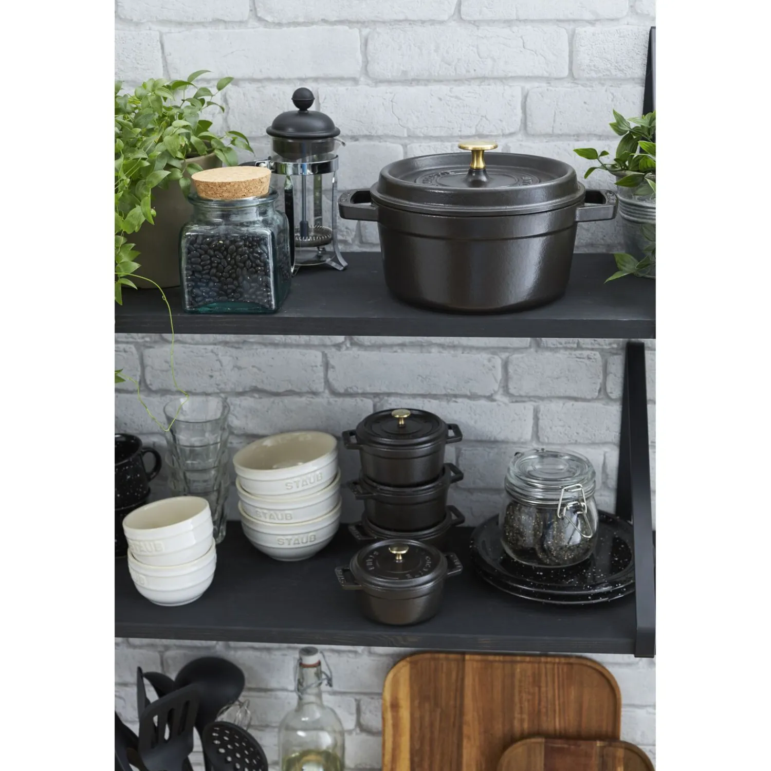 Staub Mini Cocotte 10 cm, rund, , Gusseisen