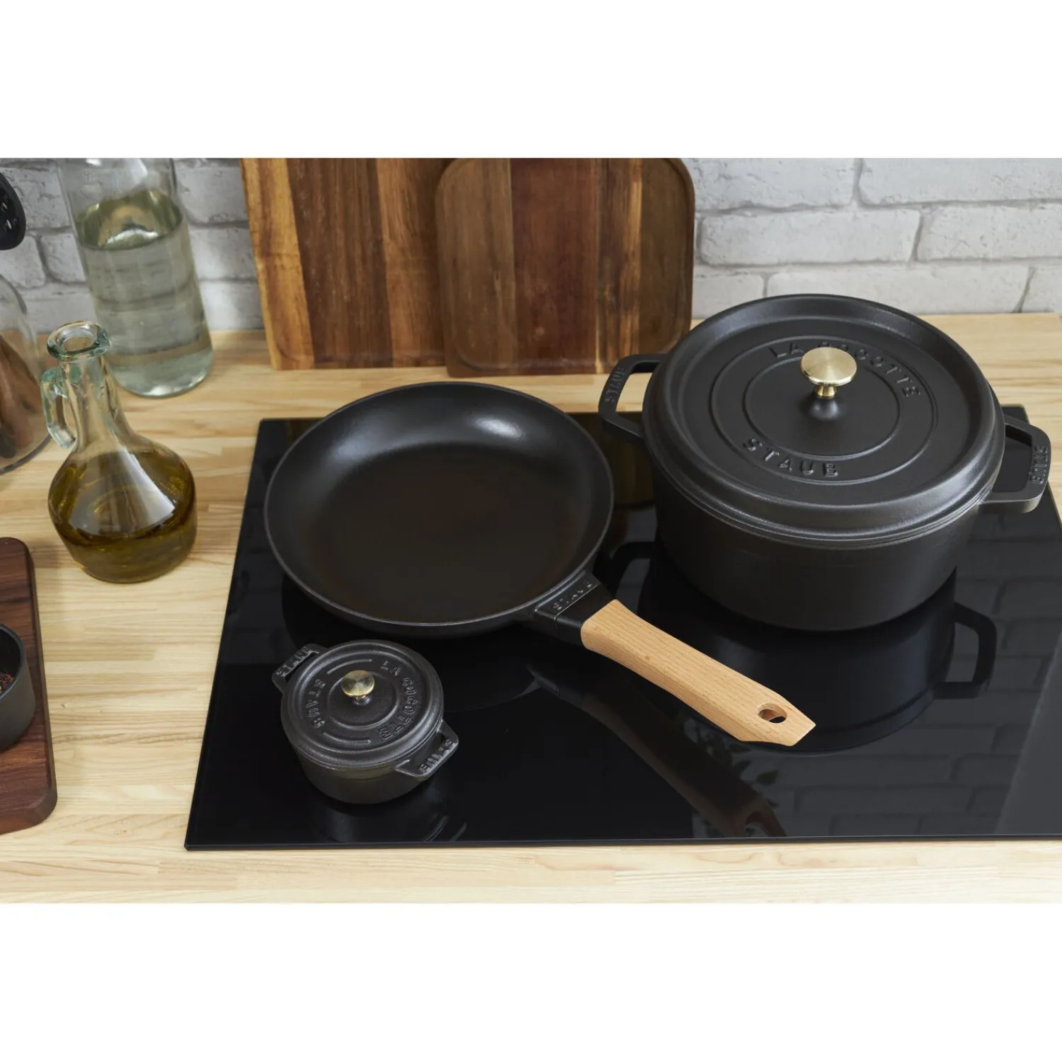 Staub Mini Cocotte 10 cm, rund, , Gusseisen