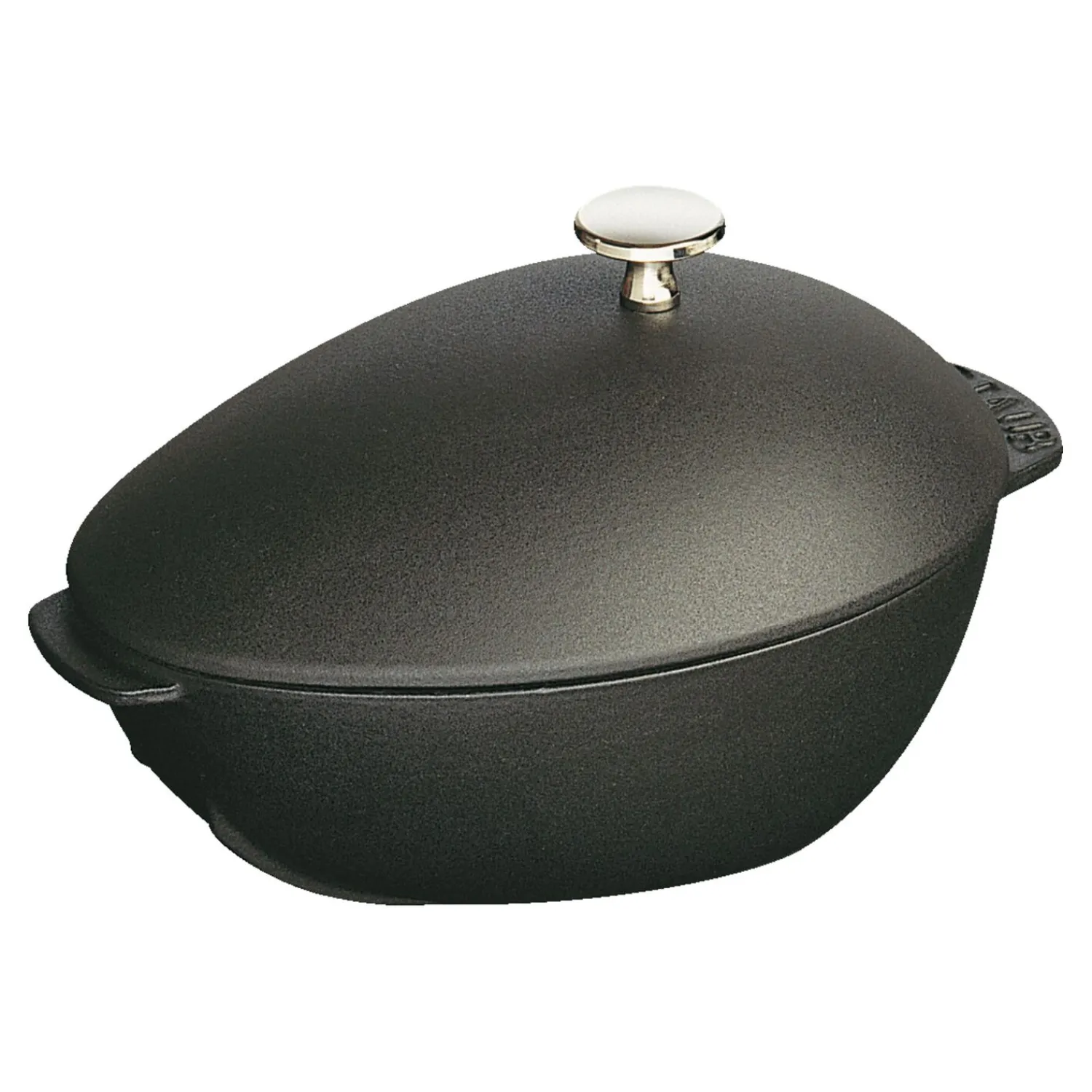 Staub Muscheltopf 25 cm, Gusseisen, Schwarz