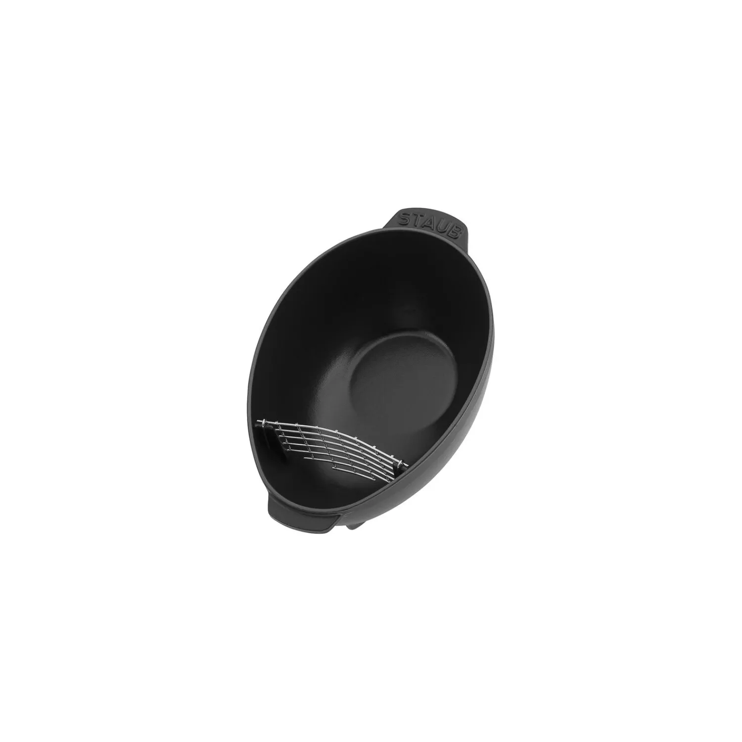 Staub Muscheltopf 25 cm, Gusseisen, Schwarz