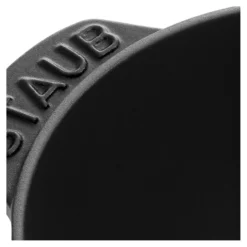 Staub Muscheltopf 25 cm, Gusseisen, Schwarz