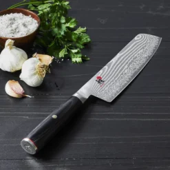 MIYABI Nakiri 17 cm, Pakka Holz
