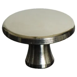 Staub Nickelknauf groß 4 cm, Nickel