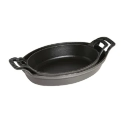 Staub Ofenform 21 cm, oval, , Gusseisen