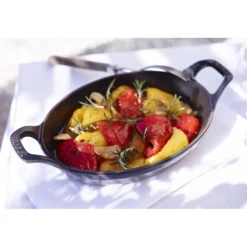 Staub Ofenform 15 cm, oval, , Gusseisen