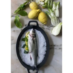 Staub Ofenform 21 cm, oval, , Gusseisen