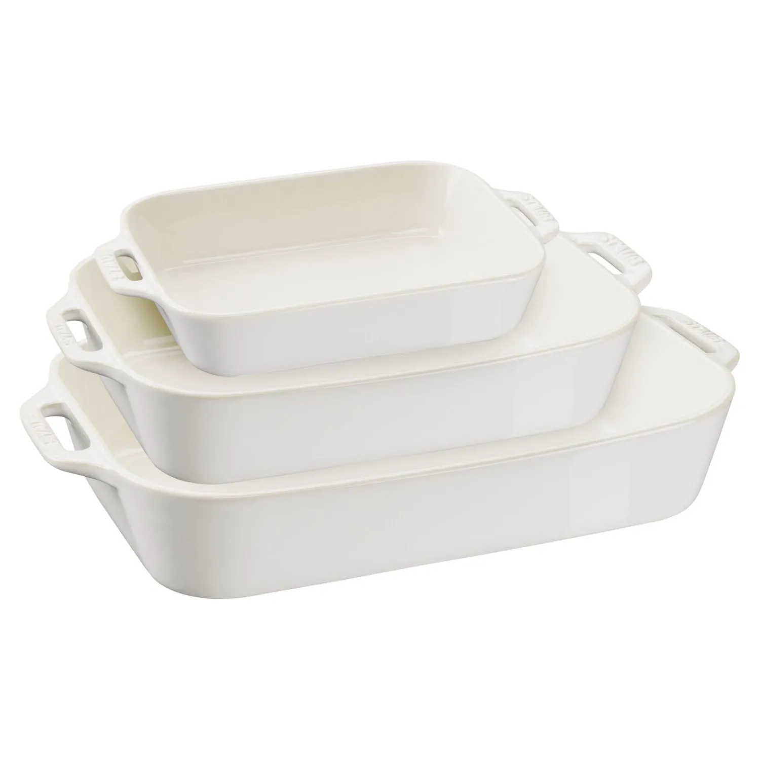 Staub Ofenformenset 3-tlg, rechteckig, , Keramik